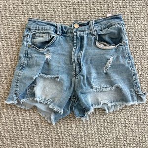 Denim shorts